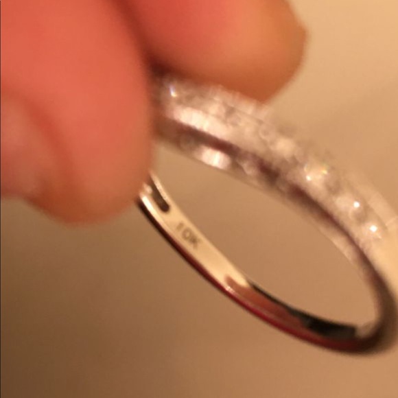 Zales 1/2 ct princess cut size 7 bridal set - Picture 6 of 9